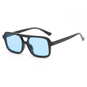 2024 nuovo arrivo <span class=keywords><strong>occhiali</strong></span> <span class=keywords><strong>da</strong></span> <span class=keywords><strong>sole</strong></span> di tendenza con logo personalizzato doppio ponte in plastica oversize <span class=keywords><strong>occhiali</strong></span> <span class=keywords><strong>da</strong></span> <span class=keywords><strong>sole</strong></span> <span class=keywords><strong>da</strong></span> aviazione colorati gialli - Product Image 4