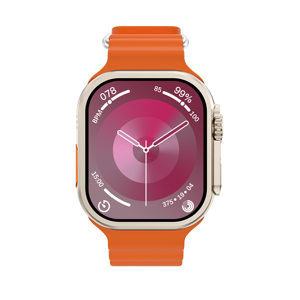 Montre connectée DF W10ultra 3 avec appels Bluetooth, notifications, suivi de la fréquence cardiaque, de l'oxygène sanguin, de la pression artérielle, de la santé et du sport - Product Image 1