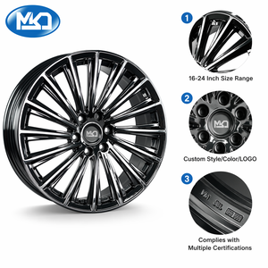 Rodas de Liga Forjada MSD com Preço Competitivo para Carros Esportivos, Concavas, Cromadas, Forjadas com Alta Resistência - Product Image 1