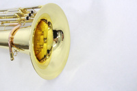 Professional Brass Instruments 3 Pistons Bb Tuba Gold Lacquer Tuba Musical Instruments
