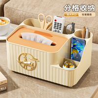 Boîte de rangement portable, écologique, imperméable et luxueuse pour mouchoirs de bureau et de maison, en plastique, pour les nécessités quotidiennes