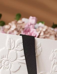 <strong>Trapezoid</strong> Customized Luxury Printed Design 3D Flower <strong>Bag</strong> Embossing Paper Gift <strong>Bag</strong> with Gold Stamping Foil Logo - Product Image 6