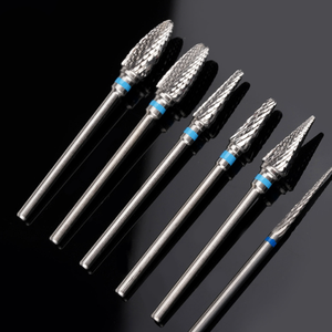 Broca de Carburo de Tungsteno 5 en 1 con Punta Cónica de 3/32" para Limpiar Cutículas y Realizar Cortes Cruzados, para Uso en Salón, Hogar y Estudio de Arte de Uñas - Product Image 4