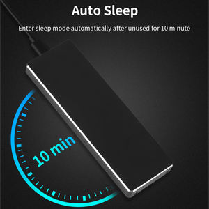 Casing SSD TISHRIC M2 <span class=keywords><strong>M</strong></span>.2 Nvme SATA, Enclosure SSD NVME SATA Protokol Ganda 10Gbps USB 3.1 Gen2 USB C Mendukung Kunci <span class=keywords><strong>M</strong></span> dan B&<span class=keywords><strong>M</strong></span> - Product Image 5