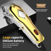 WAIKIL Tondeuse à Cheveux Professionnelle pour Hommes 2024, Tondeuse Électrique sans Fil Rechargeable et Réglable pour Barbiers et Salons