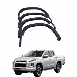 Guardabarros de Protección ABS Negros de Alta Calidad KQD, 4 Piezas/Juego, para Mitsubishi Triton L200 2019, Diseño Deportivo, Modelo KQD-7207, Venta al Por Mayor - Product Image 1