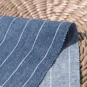 9608# Yarn Dyed <strong>Linen</strong> Cotton <strong>Stripe</strong> Fabric 60% <strong>Linen</strong> 40% Cotton 138cm 217gsm Breathable Durable Heavyweight <strong>Curtain</strong> Girls Boys - Product Image 5