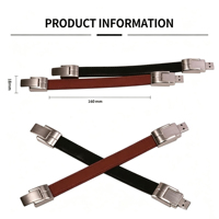Bracelet en cuir OEM avec clé USB intégrée, gravure laser, stockage de données, clé USB portable, disque USB, cadeau