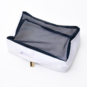 Cubo Organizzatore da Viaggio in Nylon con Logo Ricamato, Grande Capacità, in Nylon/Poliestere + Rete per Uso Quotidiano - Product Image 3