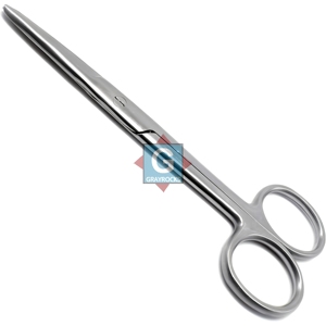 กรรไกรผ่าตัด Mayo Noble Dissecting Scissor ได้รับการรับรองมาตรฐาน CE ระดับ I สีเทา - Product Image 1