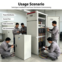 Boîtier de distribution basse tension GGD, en métal, indice de protection IP54, armoire électrique industrielle, taille personnalisée, tension et courant personnalisés