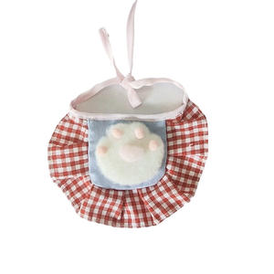 [Série Style Denim] Bavoirs pour animaux de compagnie en polyester style <span class=keywords><strong>cowboy</strong></span>, bavoirs semi-circulaires pour chiens et chats, toutes saisons - Product Image 5