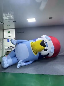 Hot bán tùy chỉnh quảng cáo Inflatable bluey Dog linh vật Oxford vật liệu <span class=keywords><strong>PVC</strong></span> 3.2m Kích thước bền & không thấm nước cho sự kiện sử dụng - Product Image 5