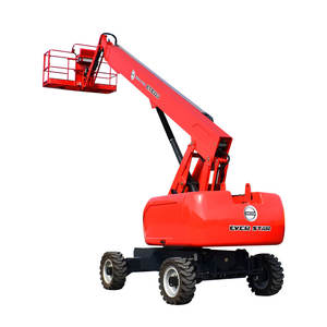 Ce Standaard 18M 20M Gelede Mini Trekbare Handgeschakelde Mobiele Aanhangwagen Boomlift - Product Image 1