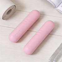 Ensemble d'haltères en silicone durable avec logo personnalisé, couleur macaron, poids de main pour Pilates, antidérapants, accessoires esthétiques pour le yoga et le Pilates