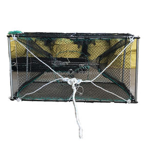 Filets de pêche, Cage à mocassins carrés pliables, Minnow, Polygonal, à crevettes et à crabe, piège - Product Image 6