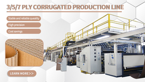 The competitive price custom corrugated <b>shipping</b> <b>box</b> 7 Ply Corrugated Cardboard Production Line for piazz <b>box</b> - Product Image 2