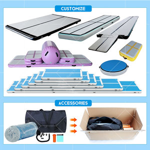 <span class=keywords><strong>Matelas</strong></span> gonflable, piste pneumatique de <span class=keywords><strong>gymnastique</strong></span> 40 pieds, pour l'extérieur, offre spéciale, nouveaux modèles - Product Image 6