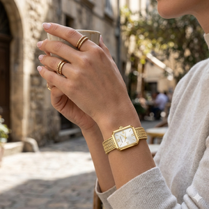 China <b>Watch</b> Factory Price Custom Japan Miyota Quartz Movement Mesh Strap Lady <b>Watch</b> Quartz <b>Watch</b> - Product Image 1