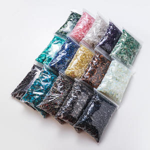 Pierre d'améthyste en morceaux de cristal écrasé Quartz pierres de forme irrégulière pour la maison pierres décoratives Vases plantes succulentes - Product Image 3