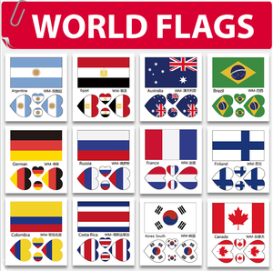 <span class=keywords><strong>Tatuaje</strong></span> Facial <span class=keywords><strong>de</strong></span> Fanático del Fútbol, <span class=keywords><strong>Tatuaje</strong></span> <span class=keywords><strong>de</strong></span> <span class=keywords><strong>Bandera</strong></span> Nacional para Competencia, <span class=keywords><strong>Tatuaje</strong></span> Temporal para Brazo <span class=keywords><strong>de</strong></span> Fanático del Fútbol - Product Image 5