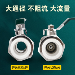 Válvula de Bola PPR de Doble Unión, Interruptor de Fusión en Caliente, Tubería de Agua de Cobre de 15 mm, DN20, 4/6/1.5/2 Pulgadas, Estructura de Control Manual, Personalizable OEM - Product Image 2