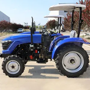 2023 nouvelle vente chaude QILU tracteur agricole 4x4 4wd pneus larges 50hp tracteurs à vendre