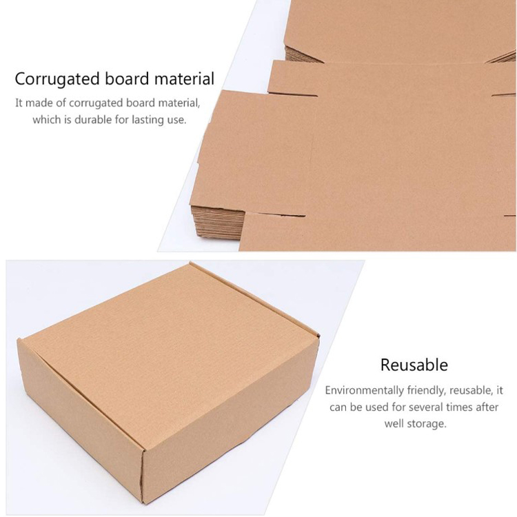 Recyclable Corrugated Box Mailers Cardboard Small Box for Shipping Mobile Phone Case