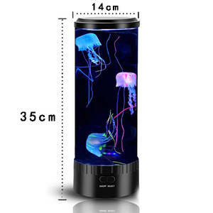 Kattenspeelgoed Nep-Vissentank <span class=keywords><strong>Mini</strong></span>-Bellenlamp Nep <span class=keywords><strong>Aquarium</strong></span> Bubbel Vislamp Kleurveranderende Sensorische Lamp - Product Image 6
