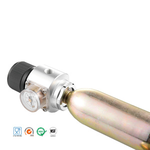 Regulador de CO2 RP20 Mini Regulador de Gás com Manômetro Ajustável de Baixa Pressão para Produção de Vinho/Soda Certificado ISO 9001 - Product Image 6