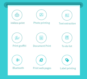 Nueva Mini Impresora Térmica Portátil USB para Fotos, Alto Rendimiento, <span class=keywords><strong>Papel</strong></span> de 58 mm, Certificación CE ROHS, 1 Año de Garantía - Product Image 5