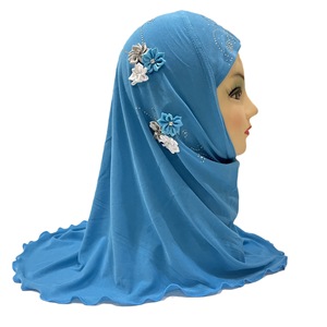 Grenzüberschreitender Schöner Turban für Jungen von 2 bis 6 Jahren, Arabischer Hut mit Sechs Blumen, Woll-<span class=keywords><strong>Hijab</strong></span> H075 - Product Image 5