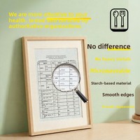 Boîte à lunch jetable en amidon de maïs avec couvercle, biodégradable, de qualité alimentaire, utilisable au micro-ondes pour la restauration rapide et les soupes