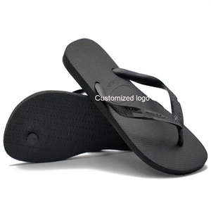 Vente en gros de tongs plates décontractées d'été - Unisexe, hommes, femmes, pantoufles d'extérieur, logo personnalisé sur la sangle et la semelle pour la vie quotidienne - Product Image 2
