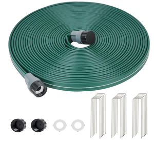 Tuyau d'irrigation <span class=keywords><strong>goutte</strong></span> <span class=keywords><strong>à</strong></span> <span class=keywords><strong>goutte</strong></span> en caoutchouc de 25 pieds, tuyau de jardin enroulable, économisez 80% d'eau, flexible, léger, LONGYINGFEI - Product Image 1