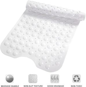 Tapis de bain et de douche en PVC avec envers antidérapant en caoutchouc, résistant à l'eau, adapté aux animaux domestiques, pour la maison et l'hôtellerie - Product Image 6