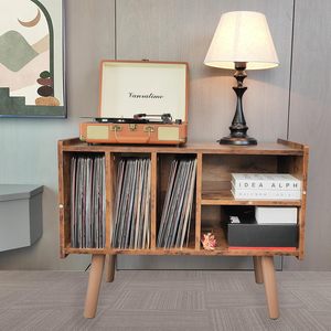 Librería de esquina para niños con tablero de partículas blanco moderno de mediados de siglo - Product Image 1