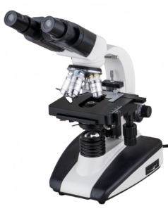 Microscope biologique XSP-136E, microscope biologique de laboratoire avec tête binoculaire à compensation libre inclinée - Product Image 3