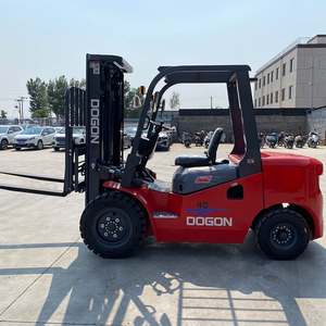 رافعة شوكية ديزل فاخرة بعمود مزدوج وناقل حركة أوتوماتيكي ونقل جانبي وقوة عالية لتحميل البضائع في المستودعات - Product Image 4