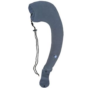 Inflatable Travel <b>Pillow</b> U <b>Shape</b> Grey 28x24x10cm Portable Neck Support for Car Use - Product Image 1