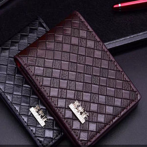 Leather Driver License Holder With Letter Decoration Protective Document Organizer For Men And Women All Seasons Minimalist - Product Image 1
