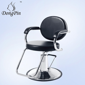 Silla de Peluquería Dongpin Negra, Ajustable en Altura, Giratoria, con Reposabrazos, Modelo 1142 - Product Image 4