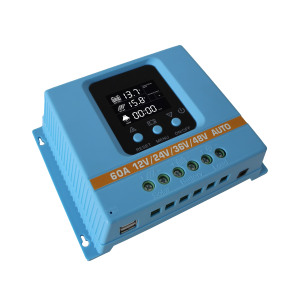 Nhà cung cấp Nhà máy thông minh tự động công nhận PWM năng lượng mặt trời sạc điều khiển 60a40a 12/24/36/48V với <span class=keywords><strong>LCD</strong></span> hiển thị - Product Image 1