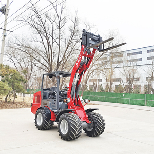 Mini chargeuse sur pneus articulée à faible bruit Charge nominale 1.4ton Farm Garden Front End Wheel Loader DY50 - Product Image 3