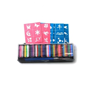 <span class=keywords><strong>Paleta</strong></span> de <span class=keywords><strong>Pintura</strong></span> Facial de 10 <span class=keywords><strong>Colores</strong></span> en Pastel, Éxito de Ventas 2019 - Product Image 4