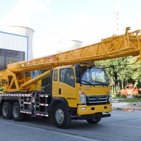 Grue mobile hydraulique télescopique de 16 tonnes avec pompe HYDAC et moteur Changchai, hauteur de levage de 35 m