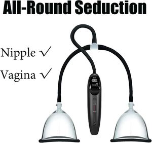 Elektrische Brustwarzenpumpe Automatische Vaginalpumpe Weiblicher Klitoris-Sauger Einstellbarer Klitoris-Vergrößerer Erhöhte Sexuelle Empfindung Sexspielzeug - Product Image 4