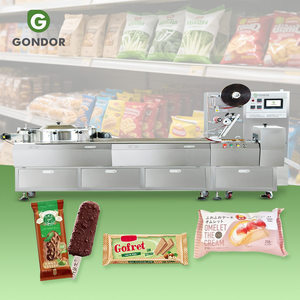 Machine d'emballage automatique compacte pour rouleaux de pain, glaces et bâtonnets de crème glacée en PEHD - Product Image 1