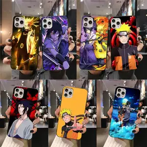 Cover Narutos Anime Cartoon Print TPU Phone Case For iPhone 11 12 Pro Max 13 14Plus XR 7 8 SE 2020 X XS Max 6 7 8 Plus