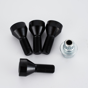 <span class=keywords><strong>Perno</strong></span> de <span class=keywords><strong>rueda</strong></span> antirrobo de alta calidad, adaptador redondo de <span class=keywords><strong>seguridad</strong></span> negro de acero 36136786419 con código - Product Image 4